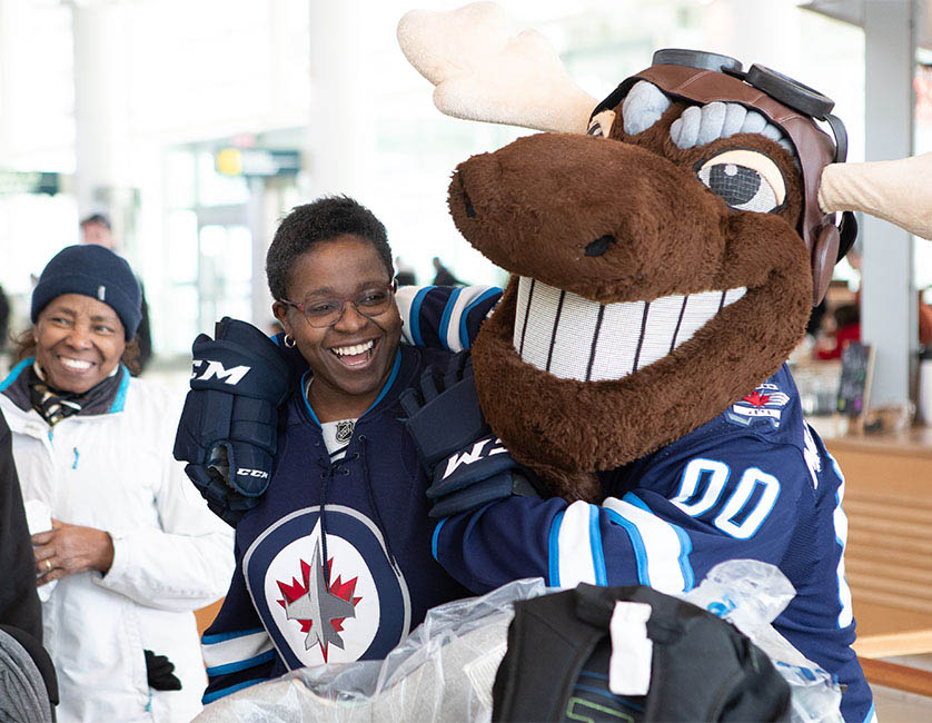 Fan interaction at event